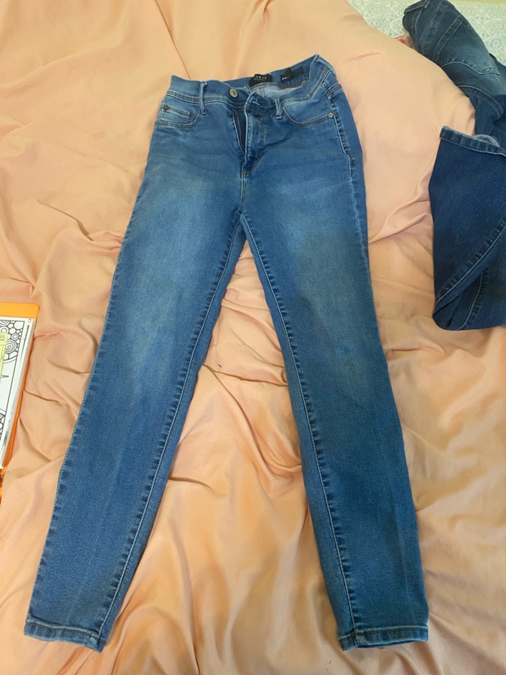 Blue Women's Skinny Jeans - Classic Stretch Denim 27 regular